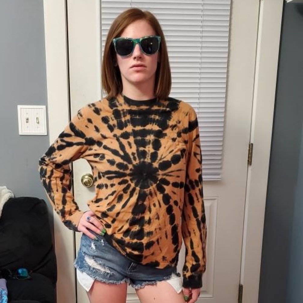 Halloween Goth Boho Urban Outfitters Tie-dye shirt